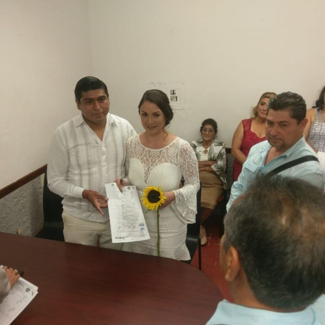 ¿Ramo en boda civil? - 2