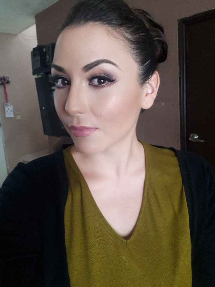 Mi prueba de maquillaje y peinado 👄 - 3