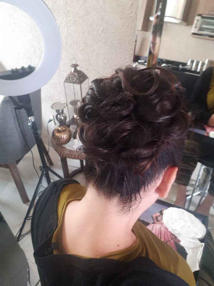 Mi prueba de maquillaje y peinado 👄 - 4