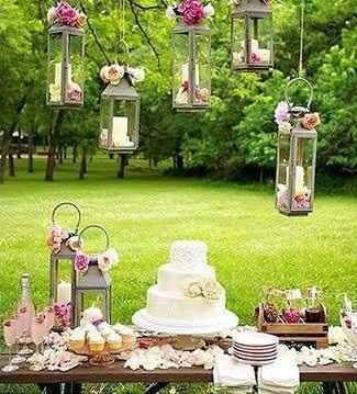 Ideas para decoracion de boda en jardin - 8