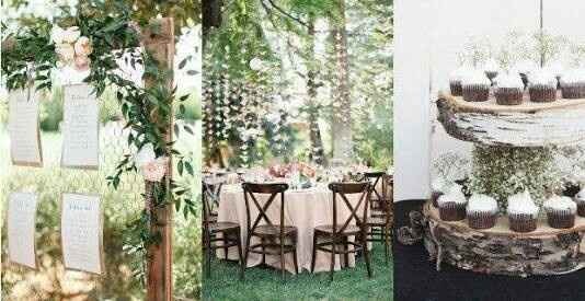 Ideas para decoracion de boda en jardin - 13