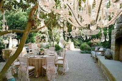 Ideas para decoracion de boda en jardin - 14