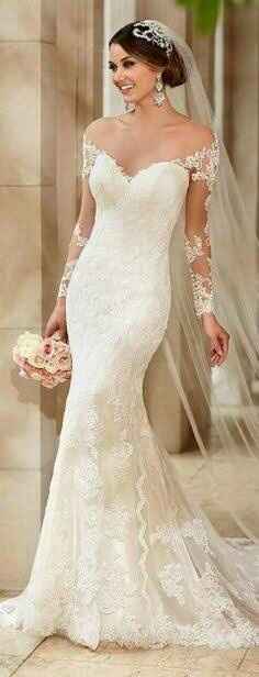 Vestidos de novia corte sirena - 3