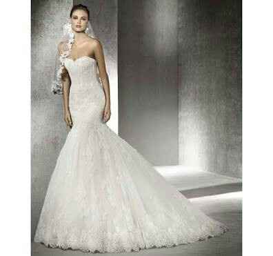 Vestidos de novia corte sirena - 5