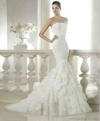Vestidos de novia corte sirena - 6