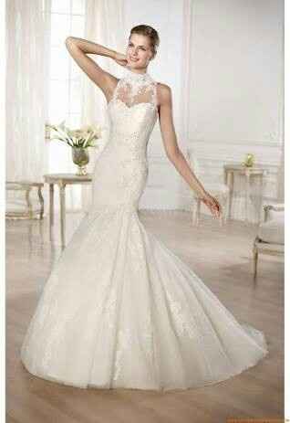 Vestidos de novia corte sirena - 7