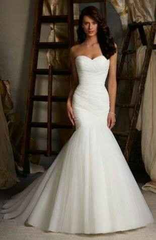 Vestidos de novia corte sirena - 9