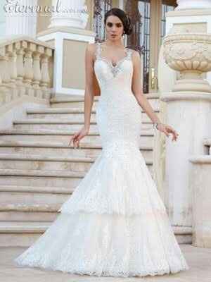 Vestidos de novia corte sirena - 14