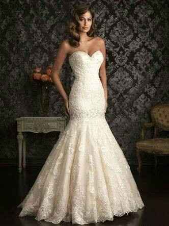 Vestidos de novia corte sirena - 16