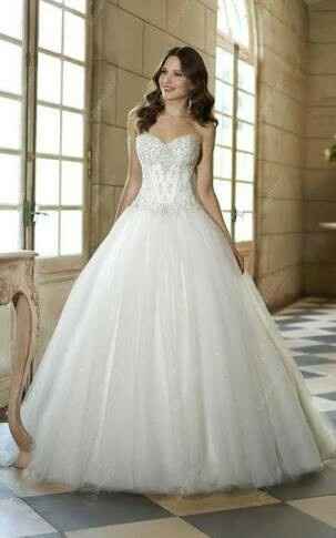 Vestidos de novia corte princesa - 8