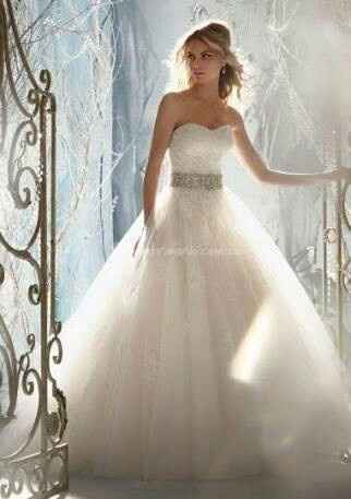 Vestidos de novia corte princesa - 9