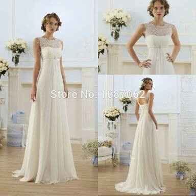 Vestidos de novia corte imperio - 2