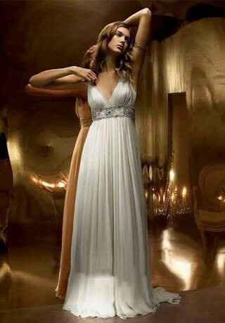 Vestidos de novia corte imperio - 3