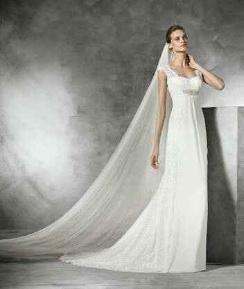 Vestidos de novia corte imperio - 6