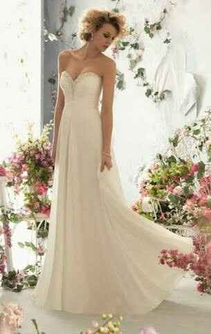 Vestidos de novia corte imperio - 7