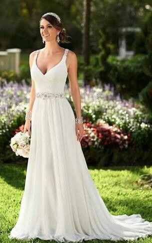 Vestidos de novia corte imperio - 8