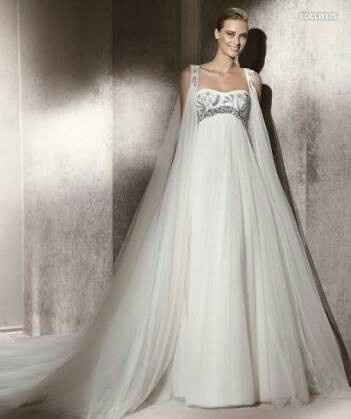 Vestidos de novia corte imperio - 9