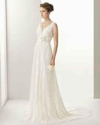 Vestidos de novia corte imperio - 15