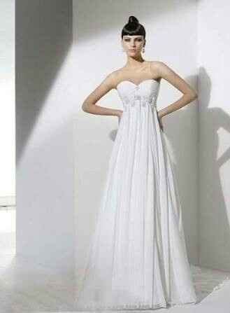 Vestidos de novia corte imperio - 16