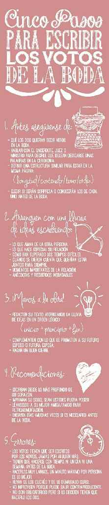 5 pasos para escribir los votos de la boda!!! - 1