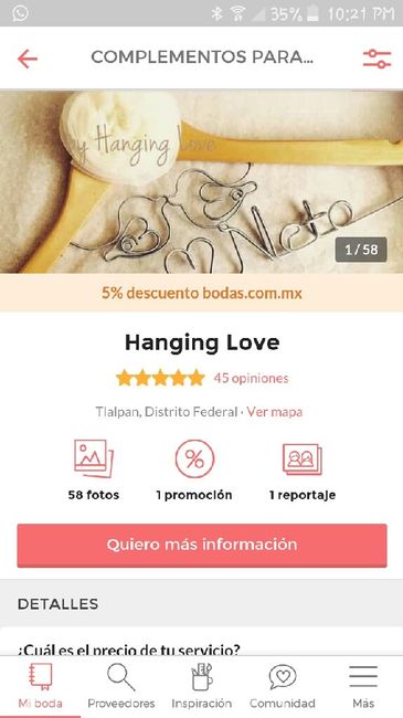 Llegó el gancho para mi vestido! - 1