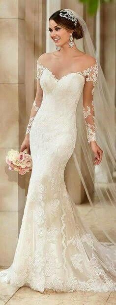 Vestidos de novia corte sirena - 3