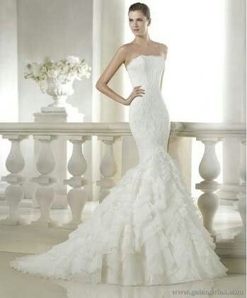 Vestidos de novia corte sirena - 6