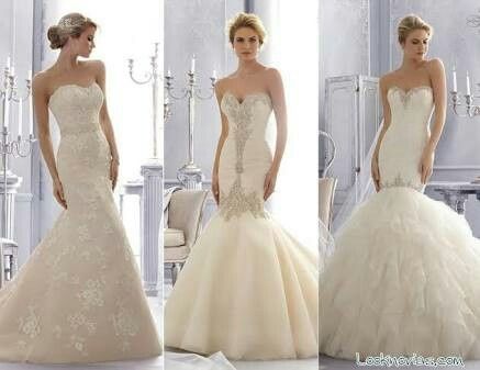 Vestidos de novia corte sirena - 13