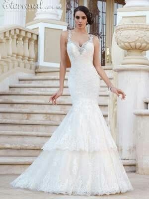 Vestidos de novia corte sirena - 14