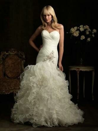 Vestidos de novia corte sirena - 15