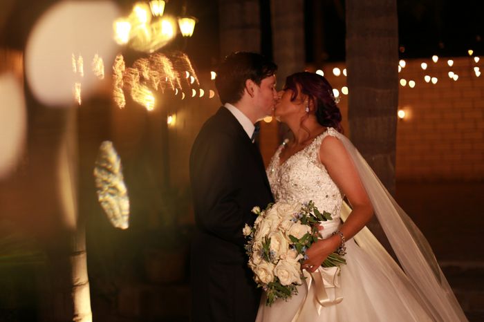 Novia con cabello morado - 3