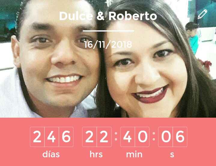 ¿Cuánto falta para que se casen? - 1