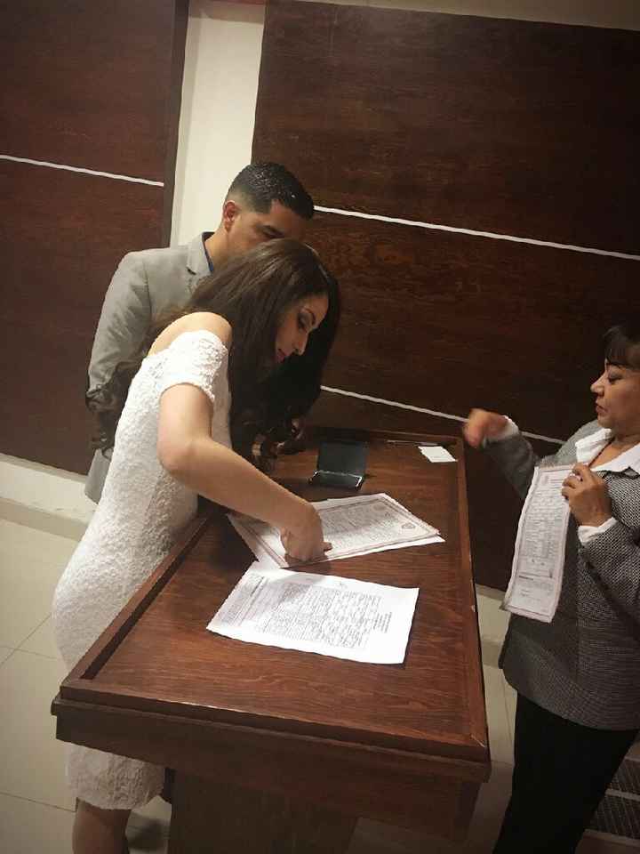 Ayer fue mi boda civil!! - 2