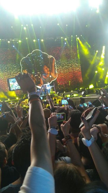 un poco del concierto 