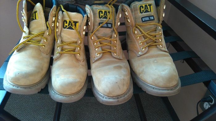 y asi quedaron nuestros zapatos 