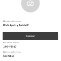 Fecha de Mesa de regalos - 1