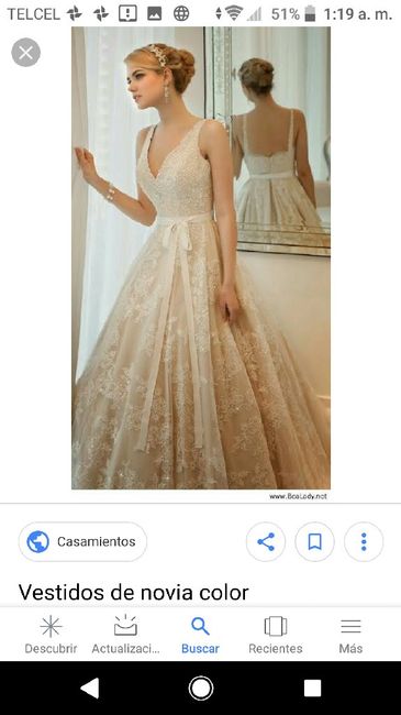 Vestido en Color Shampagne o rojo? - 7