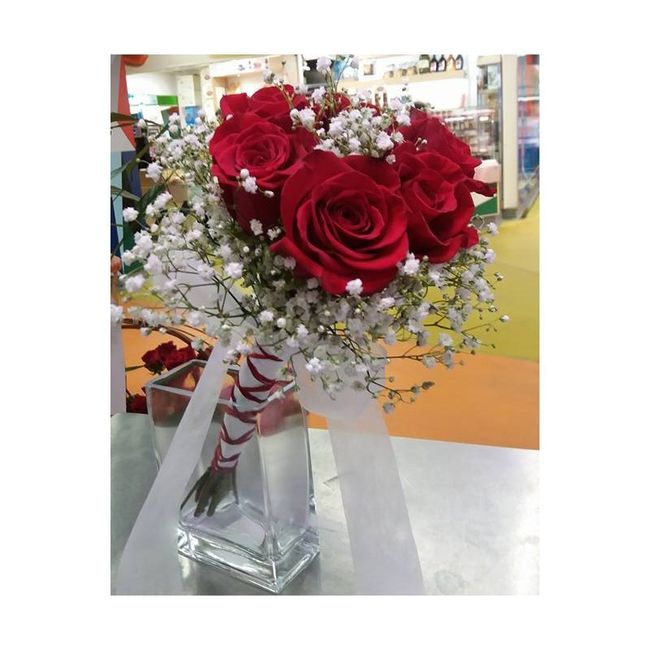 Ramos en rosas rojas naturales!! 9