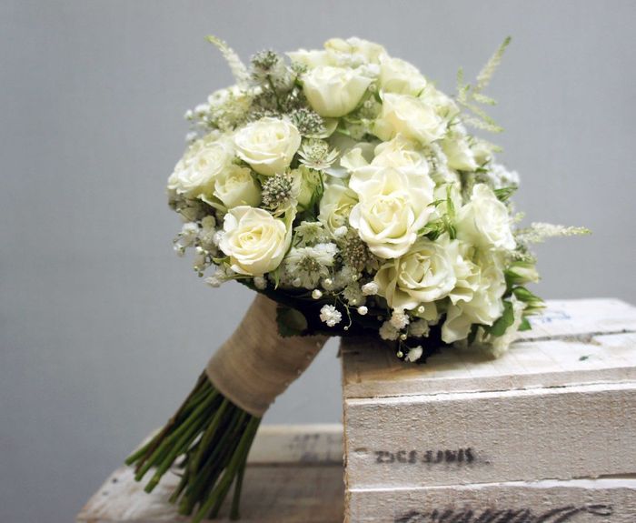 Ramos con rosas blancas naturales!! - 17