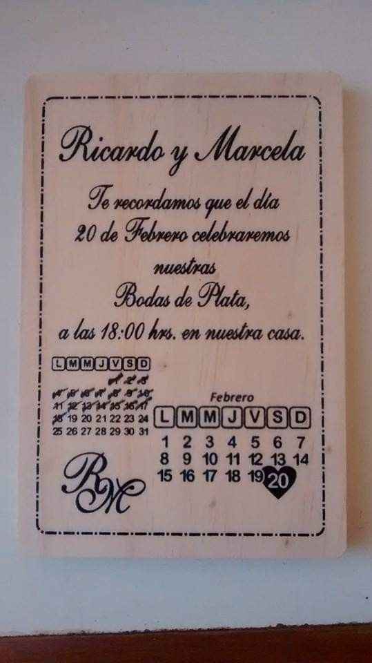Nuestras bodas de Madera!! - 5