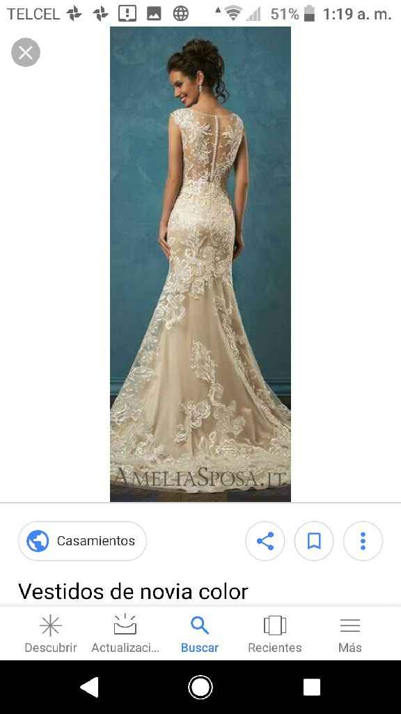 Vestido en Color Shampagne o rojo? - 4