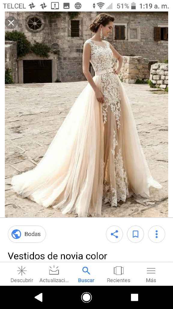 Vestido en Color Shampagne o rojo? - 5