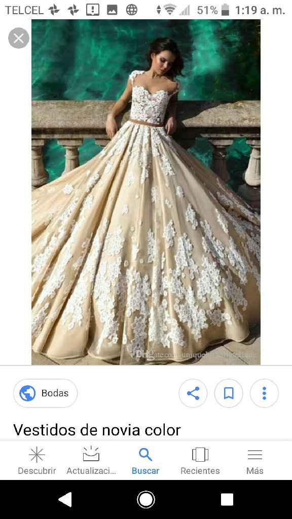 Vestido en Color Shampagne o rojo? - 8