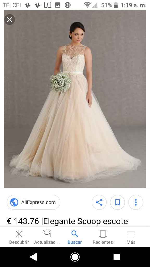 Vestido en Color Shampagne o rojo? - 9