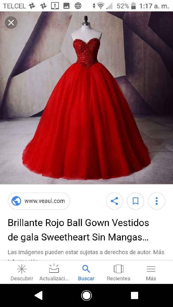 Vestido en Color Shampagne o rojo? - 13