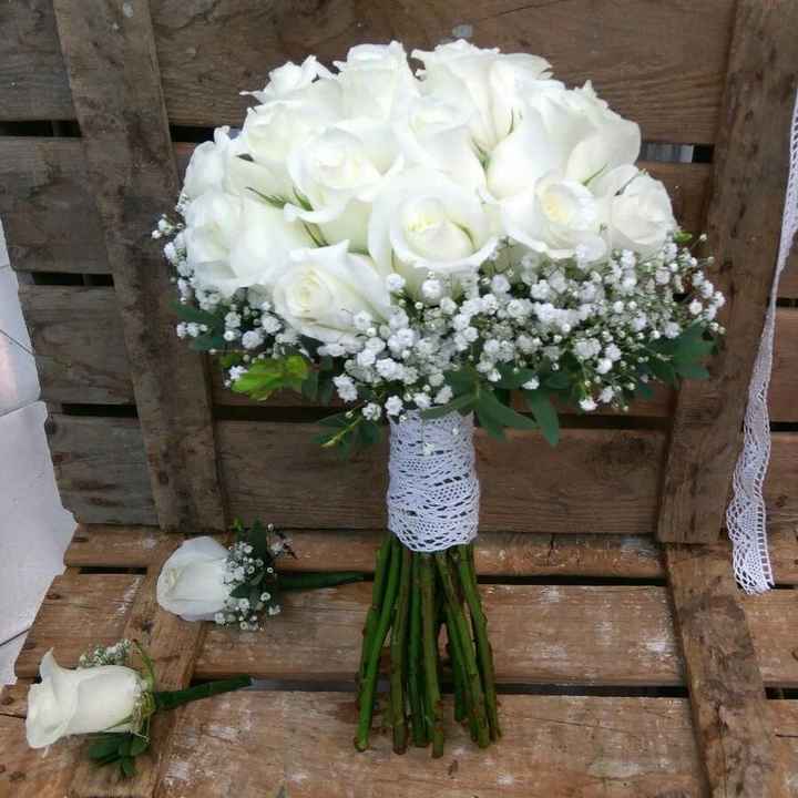 Ramos con rosas blancas naturales!! - 2