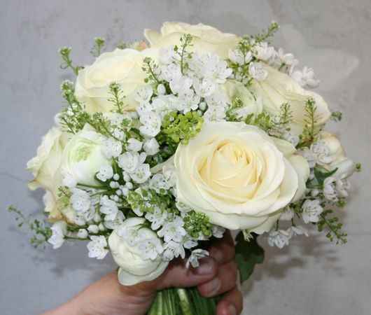 Ramos con rosas blancas naturales!! - 7