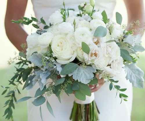Ramos con rosas blancas naturales!! - 13