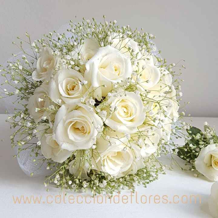 Ramos con rosas blancas naturales!! - 18