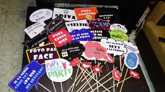 Letreros para fotos y velitos - 2